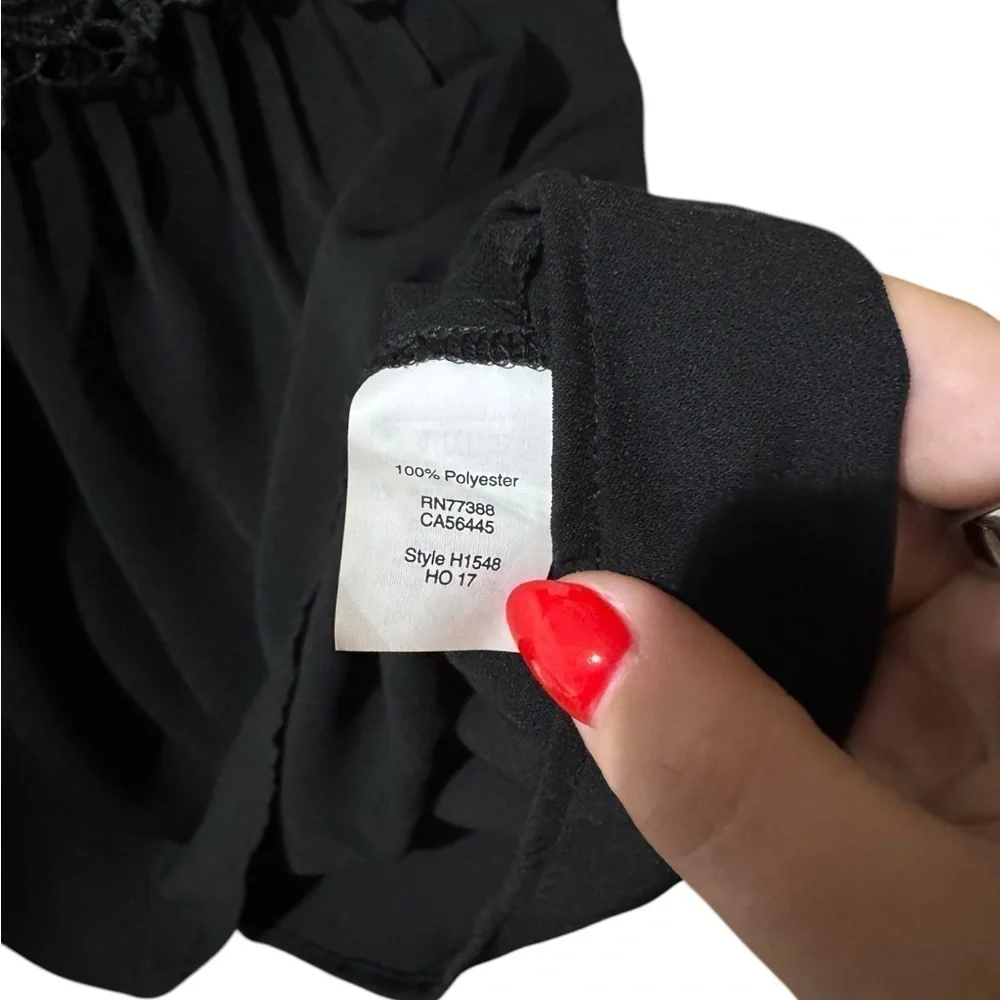J. Crew Floral Lace Detail Long Sleeve Top - Picture 5 of 7
